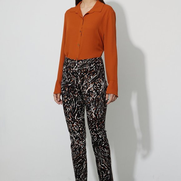 Joseph Ribkoff Pants - Jospeh Ribkoff Abstract Printed Pants